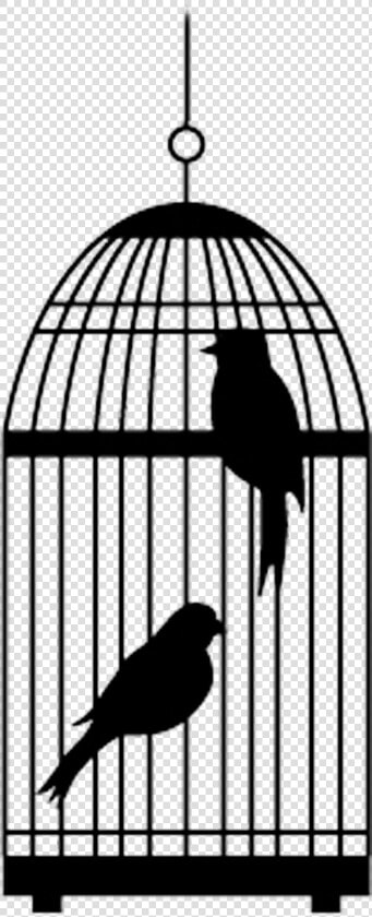 Bird Cage With Two Birds   Transparent Cartoons   Cage Clipart Bird In A Cage Transparent Background  HD Png DownloadTransparent PNG