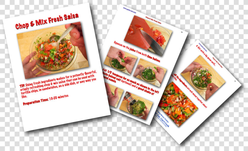 Chop And Mix Fresh Salsa Picture Book Recipe   Png   Dish  Transparent PngTransparent PNG