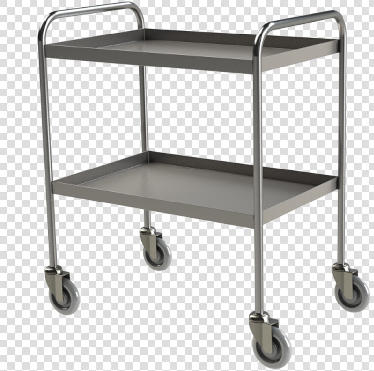 4h125 Tray Clearing Trolley 2 Tier Hero 3 Large   Healthcare Trolley Png  Transparent PngTransparent PNG