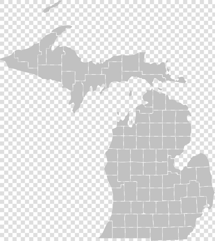 Clip Art File Blank Map Of   Michigan Map Background  HD Png DownloadTransparent PNG