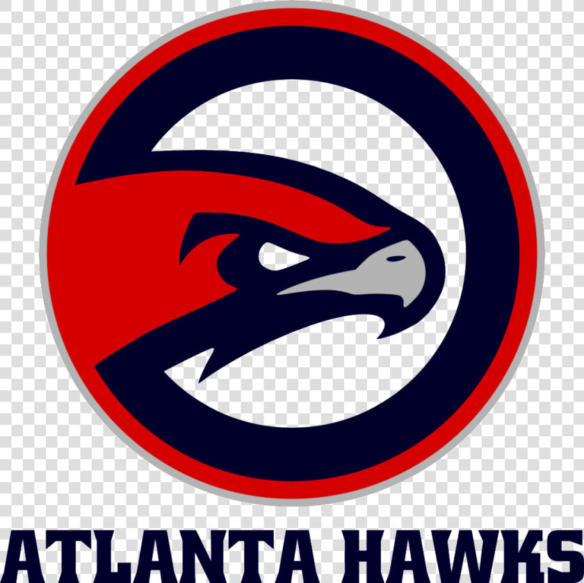 Transparent Hawks Logo Png   Logo Of Atlanta Hawks  Png DownloadTransparent PNG