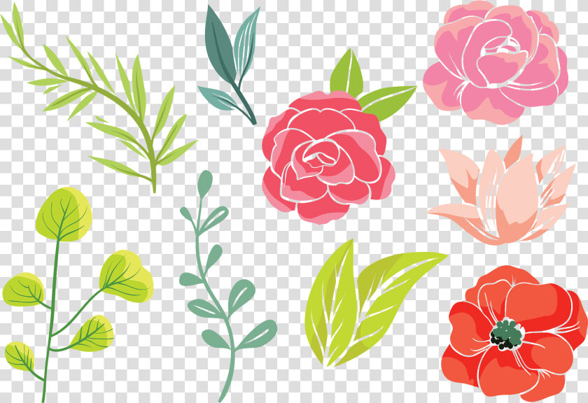 Simple Flowers Flower Designs Floral Ornament Cd rom   Painting Simple Flower Design  HD Png DownloadTransparent PNG