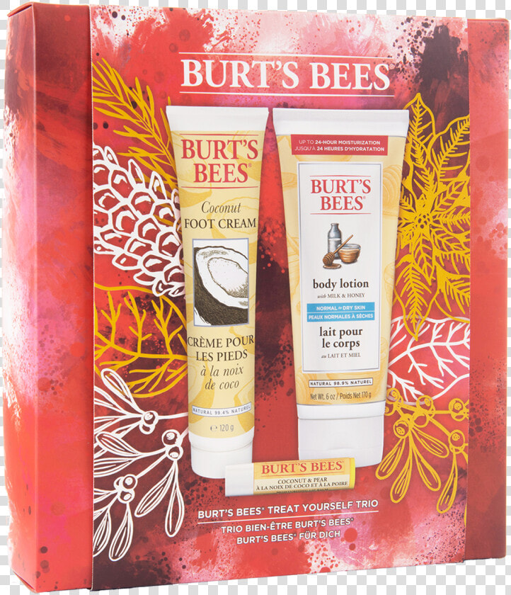 Burt S Bees Treat Yourself Collection   Box  HD Png DownloadTransparent PNG