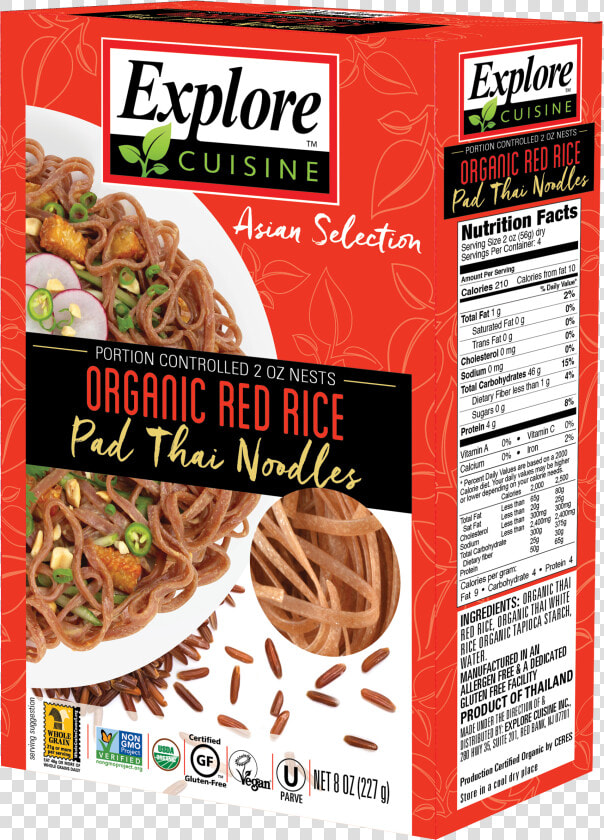 Organic Red Rice Pad Thai Noodles Data Fancybox Href   Pad Thai  HD Png DownloadTransparent PNG