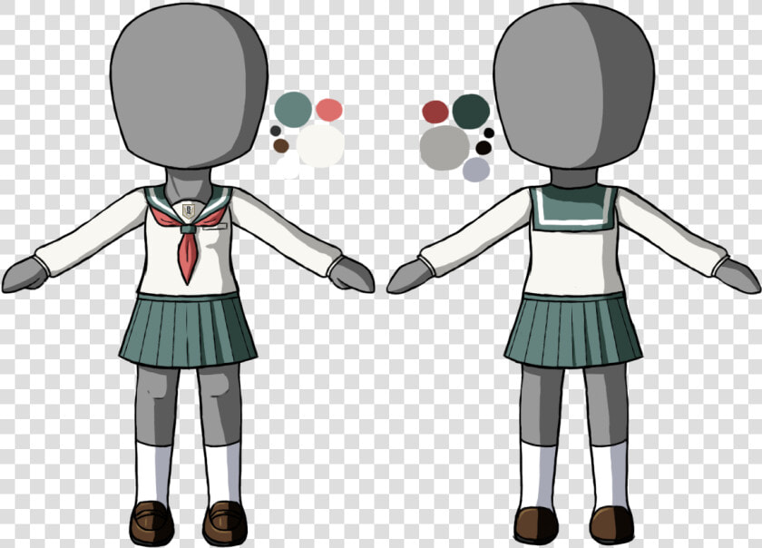 Byakudan Female Uniform   Corpse Party Byakudan Senior High School  HD Png DownloadTransparent PNG