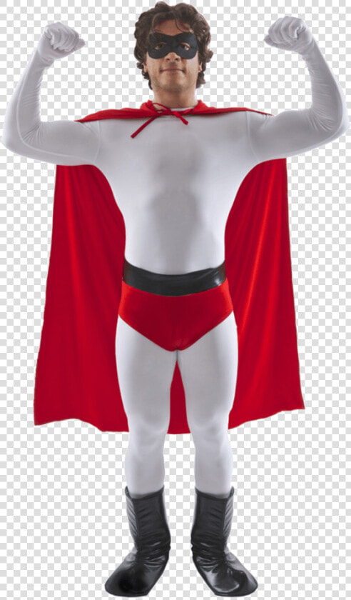 Superhero Costume Png   Crusader Superhero White And Red  Transparent PngTransparent PNG