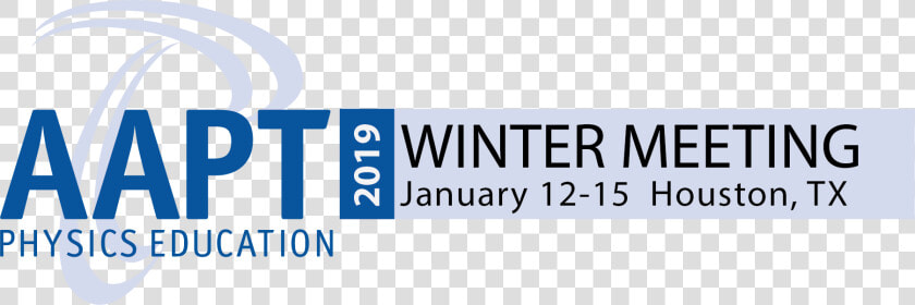 Aapt Winter Meeting 2019 In Houston    American Association Of Physics Teachers  HD Png DownloadTransparent PNG