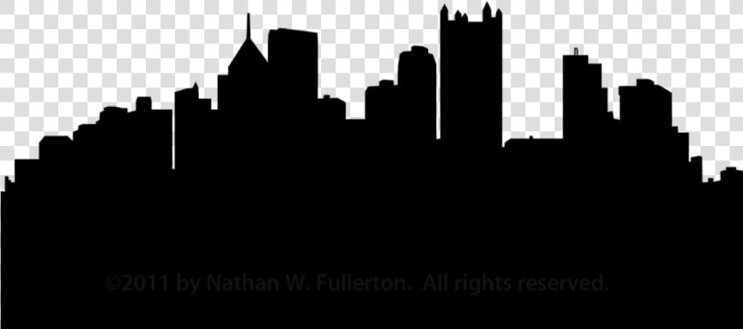 Pittsburgh Skyline Silhouette Dpi Free Images   Transparent City Skyline Png  Png DownloadTransparent PNG