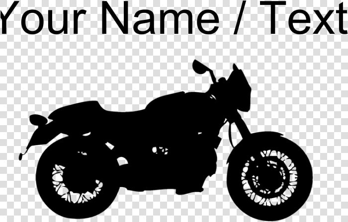 Custom Vintage Motorcycle Silhouette Shower Curtai   Yamaha Cafe Racer Abarth  HD Png DownloadTransparent PNG