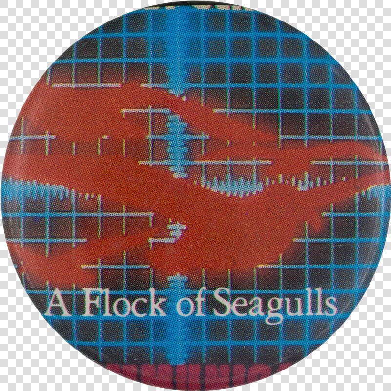 A Flock Of Seagulls Telecommunication Music Button  HD Png DownloadTransparent PNG