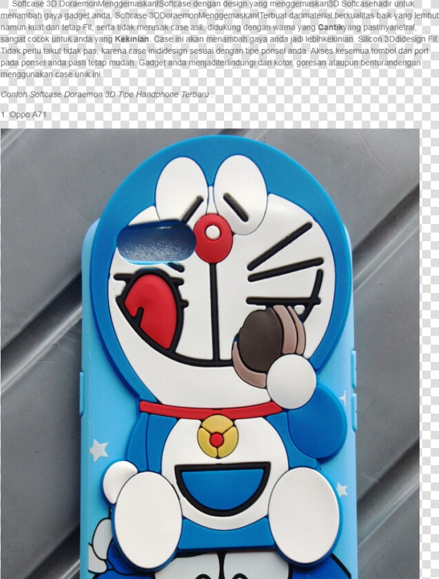 Softcase Doraemon 3d Luxury Tipe Gadget Terlengkap terbaru   Case 3d Oppo Neo 7  HD Png DownloadTransparent PNG