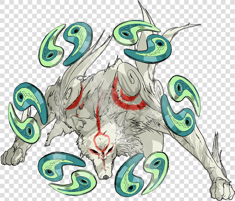 Graphic Transparent Download Image Exorcism Beads Png   Okami Amaterasu Beads  Png DownloadTransparent PNG