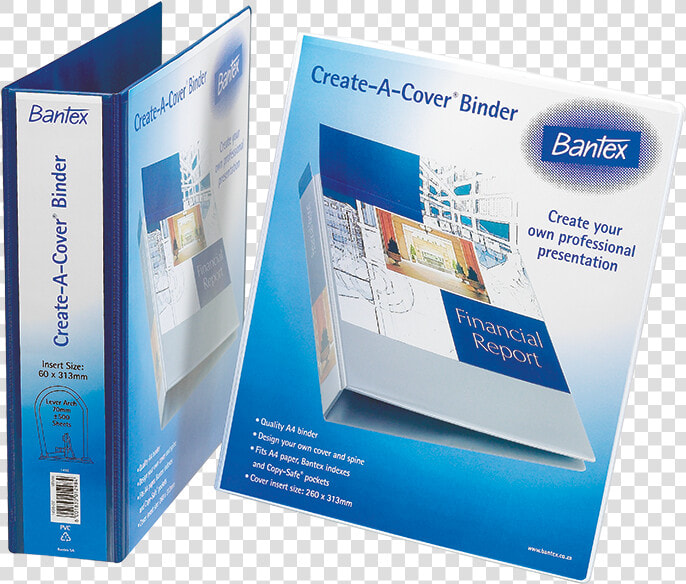 1498 Cac Lever Arch   Bantex Create A Cover File  HD Png DownloadTransparent PNG