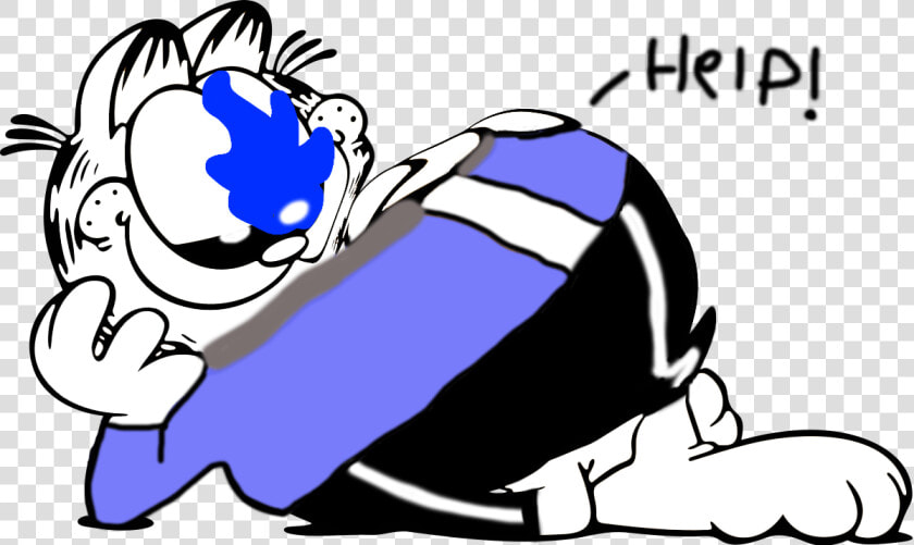 Garfield Sumo Beach Bellyball  HD Png DownloadTransparent PNG