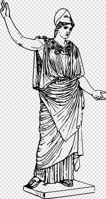 Athena Greek Goddess Of Wisdom  Transparent Png   Png   Greek Statue Clipart  Png DownloadTransparent PNG