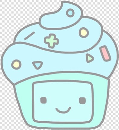 Cupcake  Bmo  And Overlay Image   Transparent Cupcake Overlay  HD Png DownloadTransparent PNG