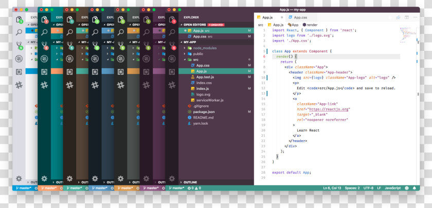 Visual Studio 2019 Themes  HD Png DownloadTransparent PNG