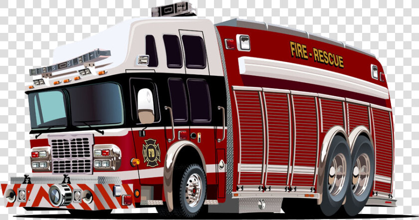 Graphic Transparent Fire Engine Royalty Free Hand Drawn   Fire Engine  HD Png DownloadTransparent PNG