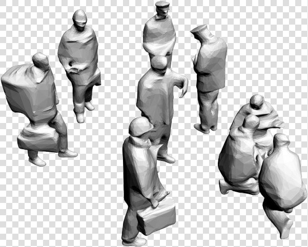 Low Poly People 02 3ds Max Model   Low Poly People Png  Transparent PngTransparent PNG