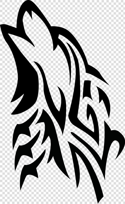 Transparent Wolf Vector Png   Tribal Wolf Vector Png  Png DownloadTransparent PNG