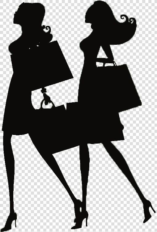 Animation Silhouette Female Fashion Drawing   Black Fashion Images Cartoon  HD Png DownloadTransparent PNG