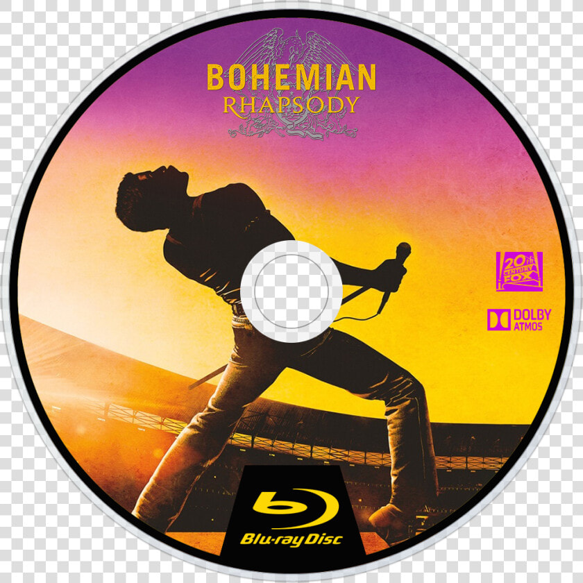 Bohemian Rhapsody Bluray Disc Image   Bohemian Rhapsody Movie Disc  HD Png DownloadTransparent PNG