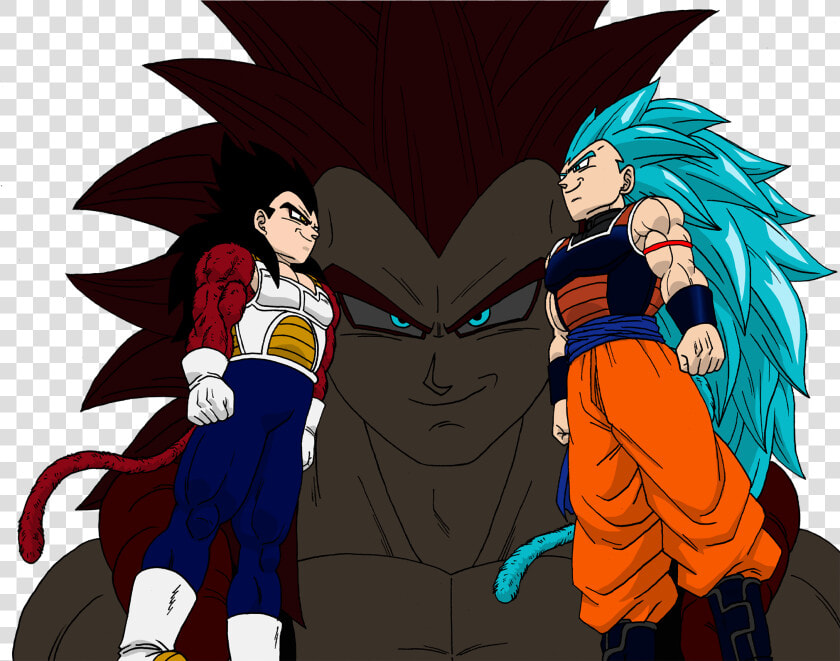 Transparent Super Saiyan 4 Goku Png   If Raditz Turned Good  Png DownloadTransparent PNG