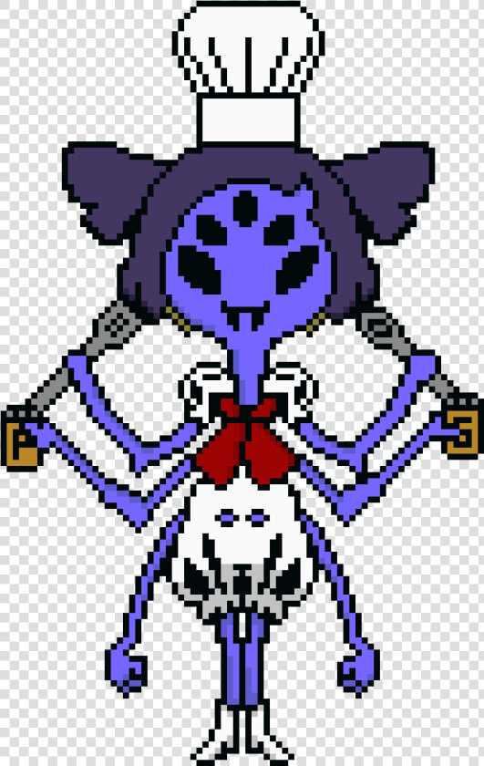 Muffet Pixel Art Grid  HD Png DownloadTransparent PNG