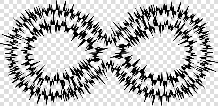 Eye organ eyelash   Round Sound Wave Png  Transparent PngTransparent PNG