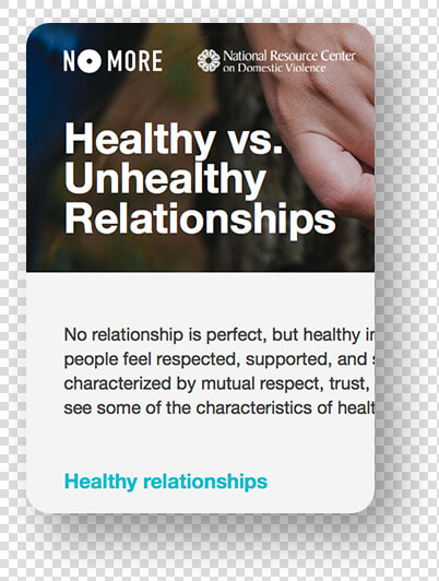 Healthy And Unhealthy Relationships Handout   Flyer  HD Png DownloadTransparent PNG