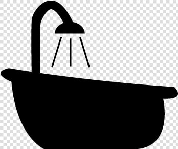 Shower Tub  Hit Tub  Bath Tub  Bathroom  Bathtub Icon   Bathtub Clipart  HD Png DownloadTransparent PNG