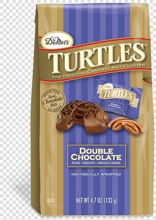 Turtles Double Chocolate   Demets Pecan Turtles  HD Png DownloadTransparent PNG