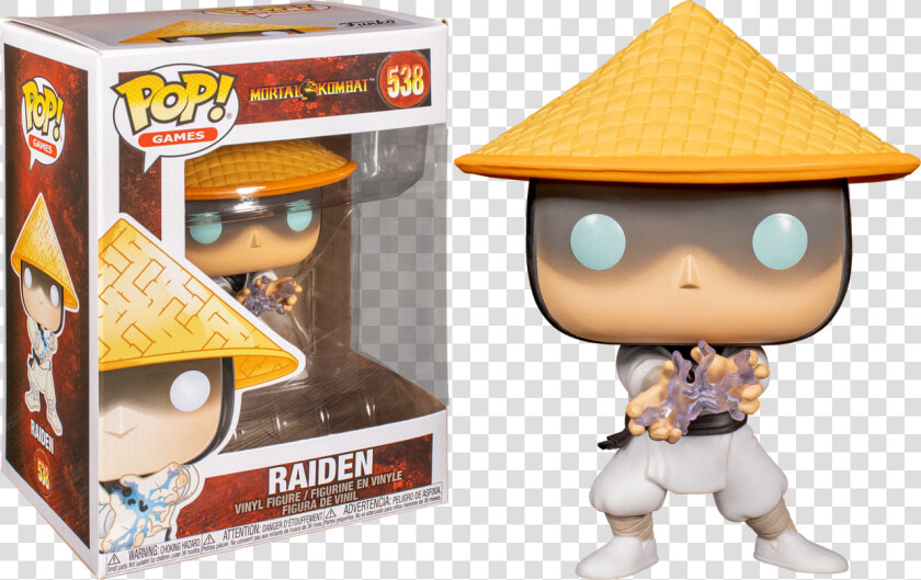 Raiden Pop Vinyl Figure   Funko Pop Mortal Kombat Liu Kang  HD Png DownloadTransparent PNG