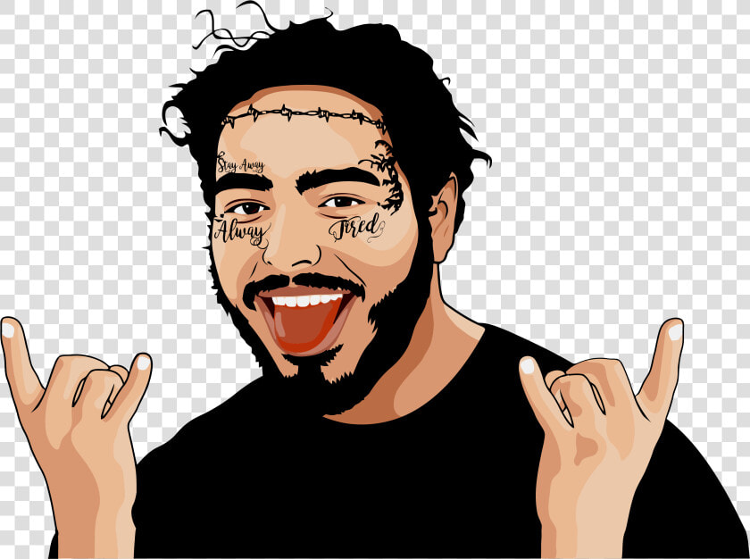 Post Malone Svg 2019  HD Png DownloadTransparent PNG