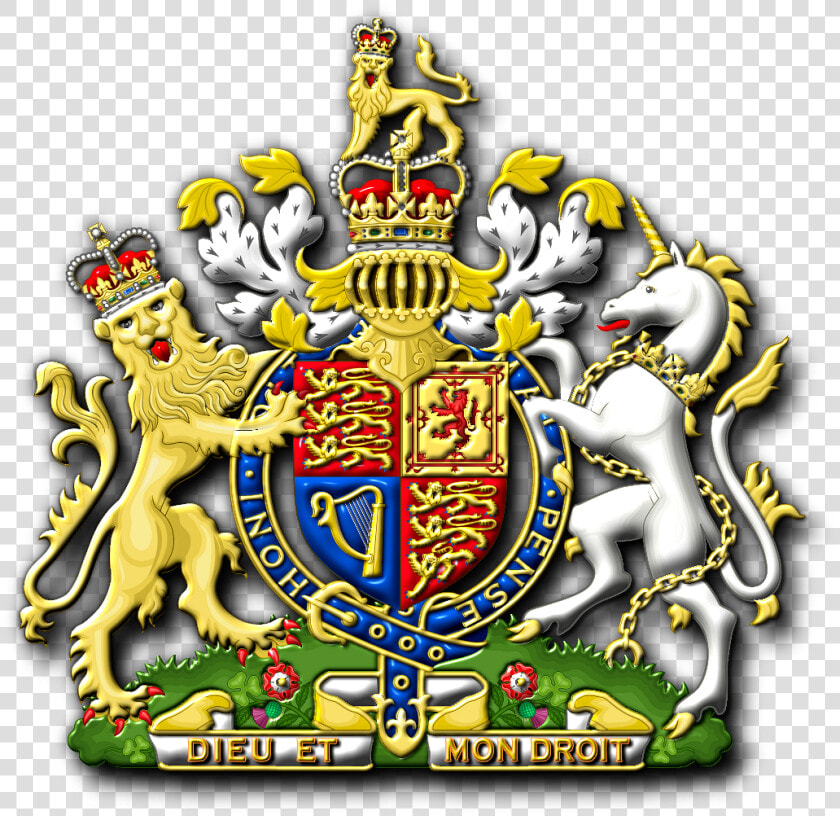 Royal Coat Of Arms Of United Kingdom  HD Png DownloadTransparent PNG