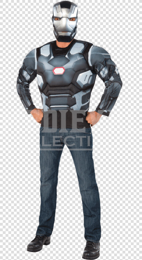 Adult Civil War Deluxe War Machine Costume Set   Iron Man  HD Png DownloadTransparent PNG