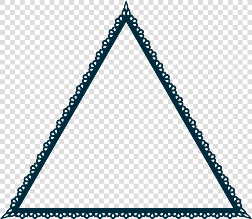 Scallop Frame Extrapolated   Triangle  HD Png DownloadTransparent PNG