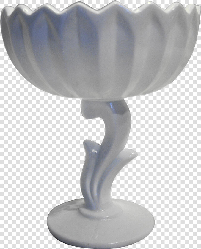 Indiana Glass Willow Magnolia Lotus Milk Glass Compote   Figurine  HD Png DownloadTransparent PNG