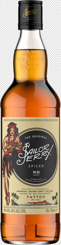 Sailor Jerry Png   Sailor Jerry Spiced Rum 700ml  Transparent PngTransparent PNG