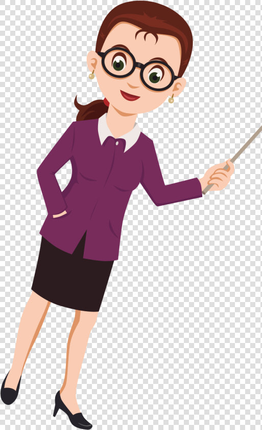 Cartoon Teacher Drawing   Teacher Drawing Cartoon  HD Png DownloadTransparent PNG