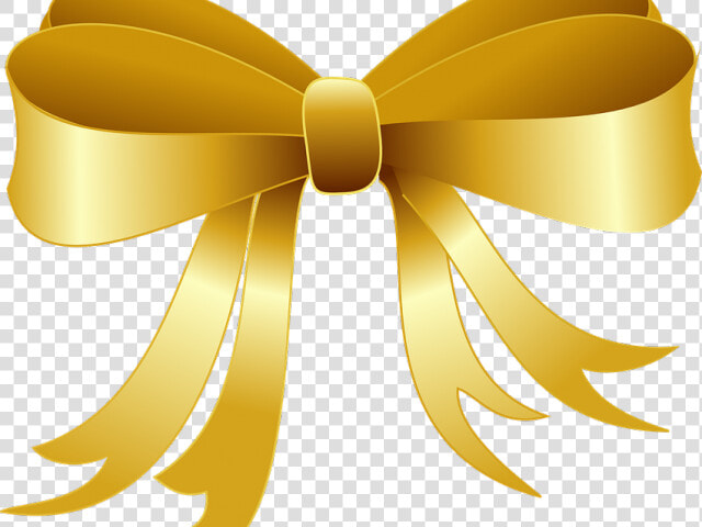 Christmas Ribbon Clipart Yellow Ribbon   Clipart Gold Bow Png  Transparent PngTransparent PNG