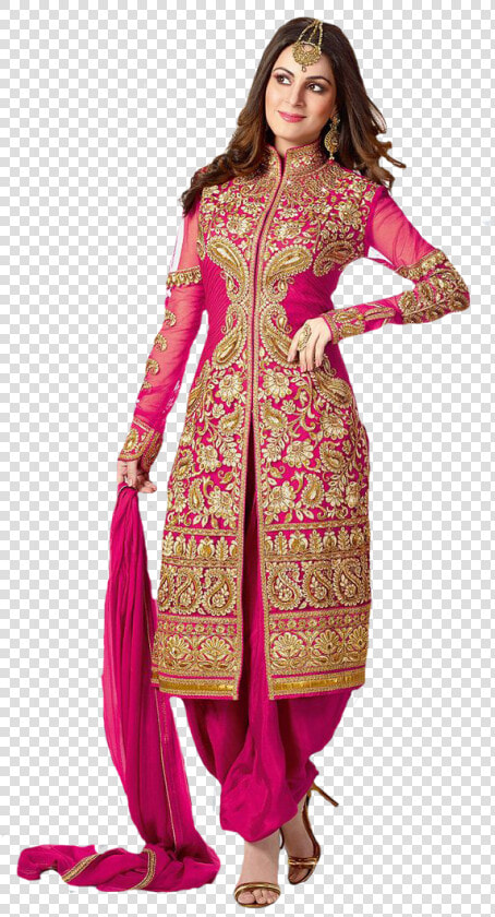 Dress For The Position You Want not The Position You   Rani Colour Punjabi Suits  HD Png DownloadTransparent PNG