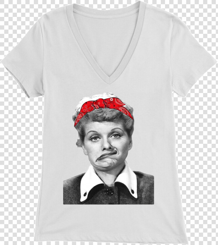 I Love Lucy Red Bandana Tee   Life Took Me To Wisconsin But I Ll Always Be A California  HD Png DownloadTransparent PNG