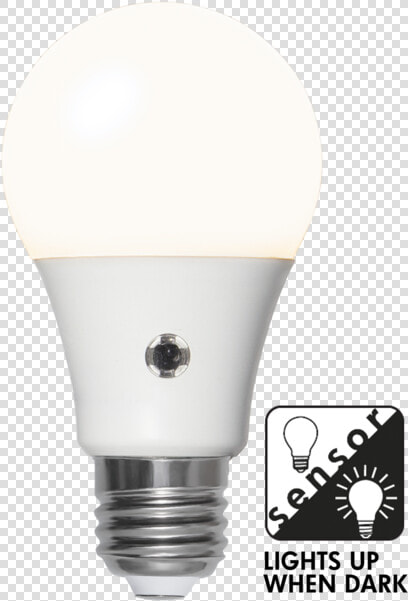 Led Lamp E27 A60 Sensor Opaque   Led Lamp  HD Png DownloadTransparent PNG