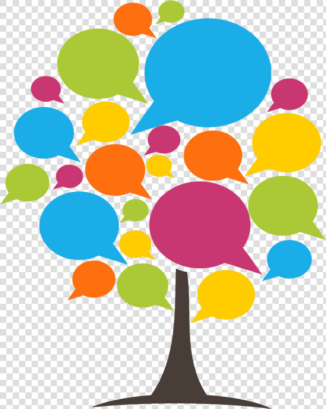 Bubble Clipart Tree   Speech Language Clipart  HD Png DownloadTransparent PNG