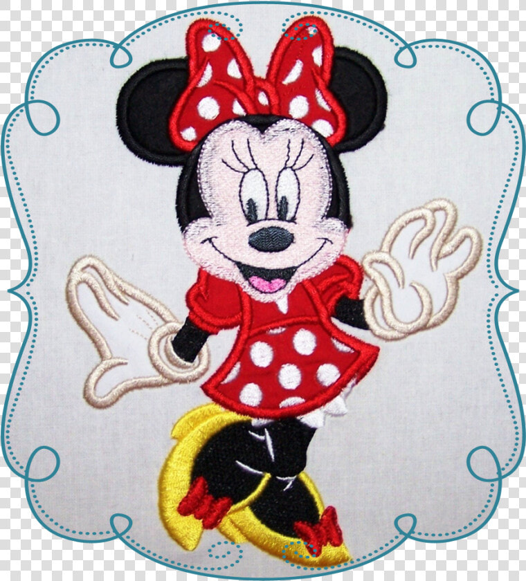 Machine Embroidery Applique  Clipart  Mickey Mouse    มิ น นี่ เม้าส์  HD Png DownloadTransparent PNG