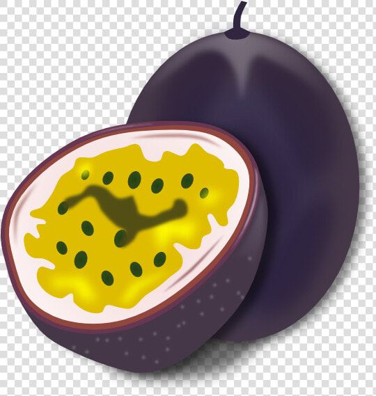 Fruits Clip Art   Passion Fruit Vector Png  Transparent PngTransparent PNG