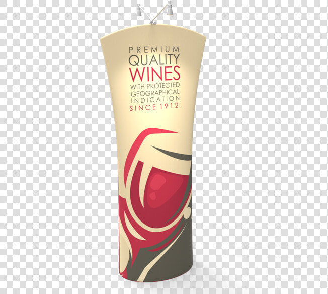 Curved Top Tension Fabric Banner Stand   Cosmetics  HD Png DownloadTransparent PNG