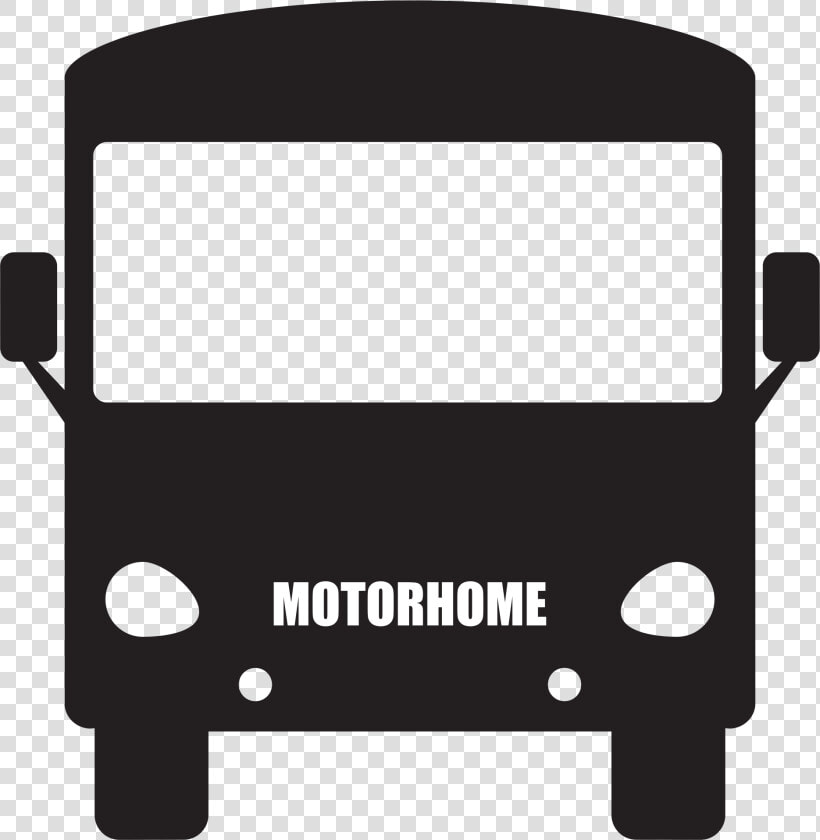 Motorhome Silhouette Clip Arts   Class A Motorhome Clipart  HD Png DownloadTransparent PNG