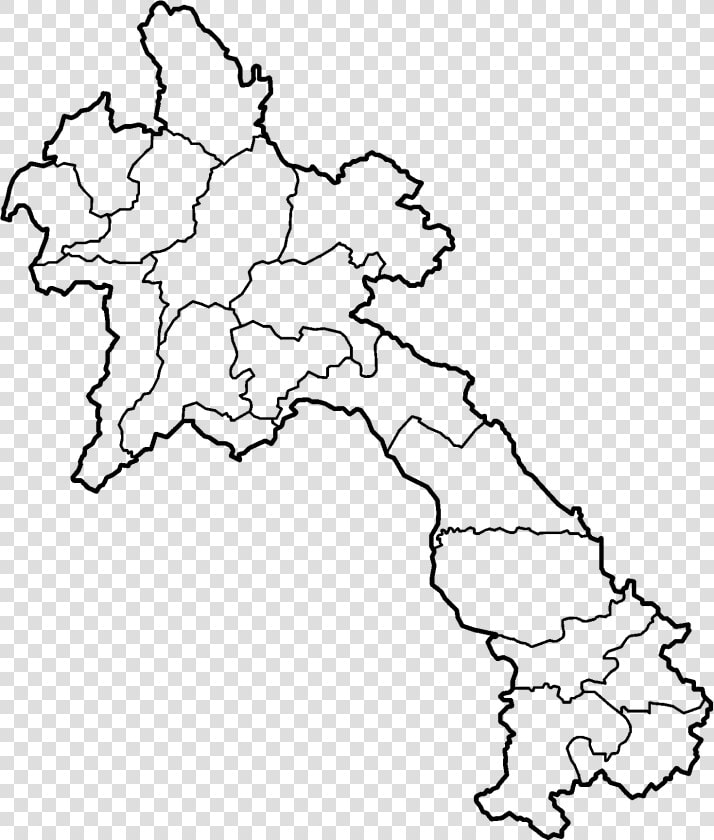 Laos Provinces Blank   Laos Map Png  Transparent PngTransparent PNG